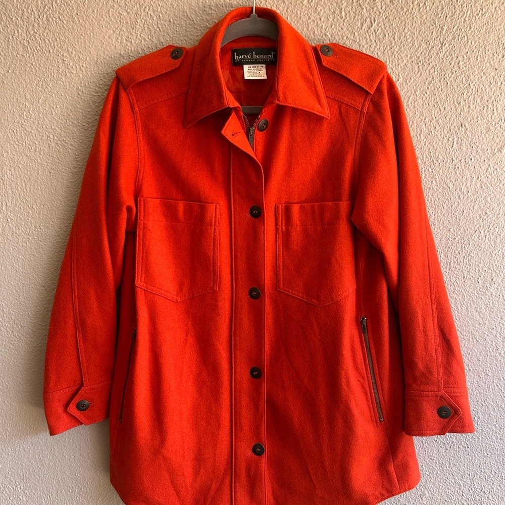 Vintage Harve Benard Burnt Orange Utility Jacket